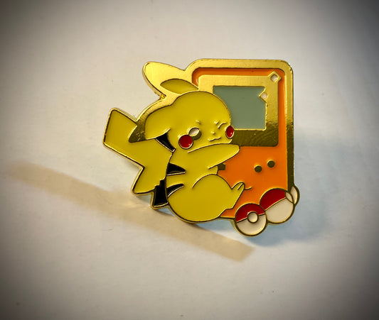 Pikachu! GB Enamel Pin