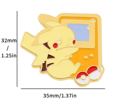 Pikachu! GB Enamel Pin